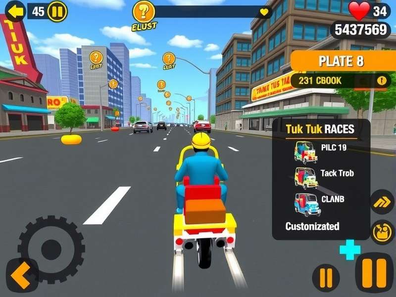 Tuk Tuk Festival Frenzy multiplayer racing